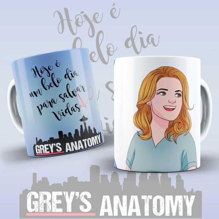 Caneca Grey's Anatomy - Série TV