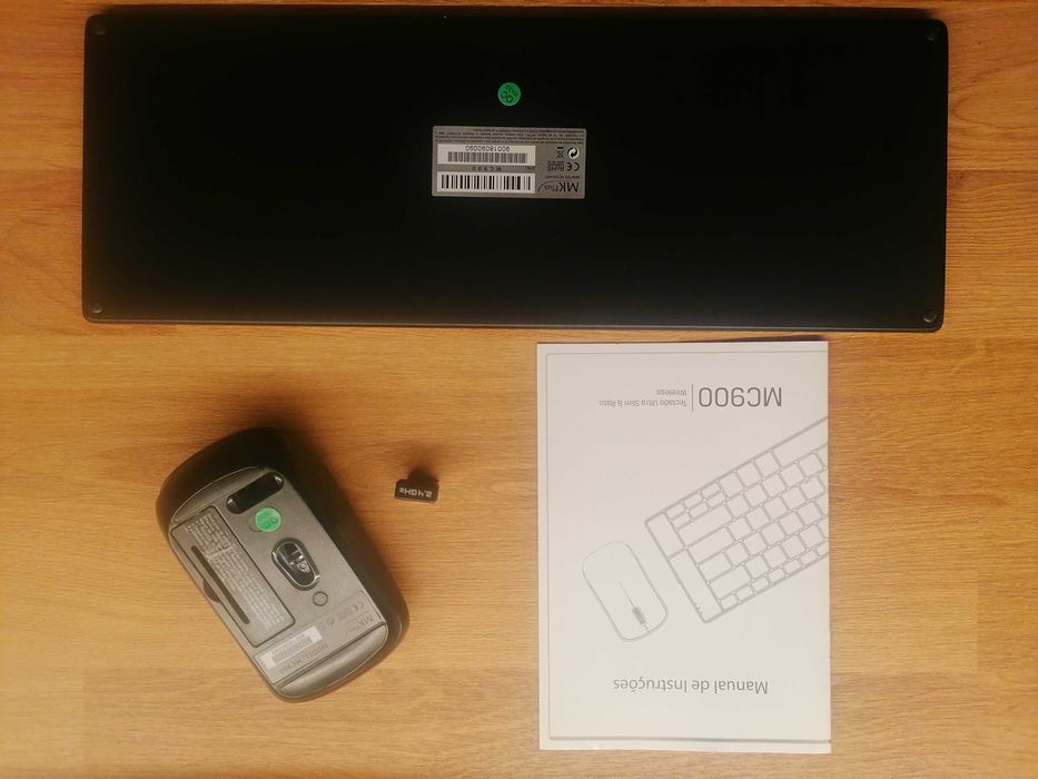 Teclado Ultraslim + Rato Wireless MKPlus