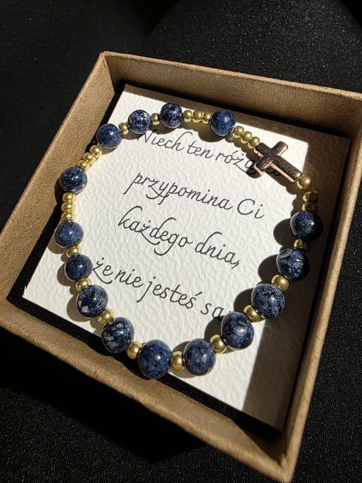 Różaniec na rękę w formie bransoletki