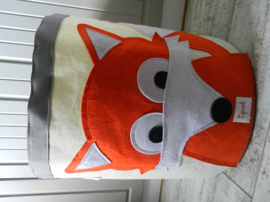 Kosz 3sprouts - lisek - pojemnik na zabawki, pluszaki