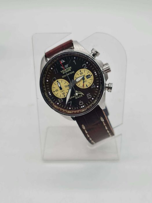 Zegarek męski VOSTOK EUROPE 6S21-325A665 brązowy