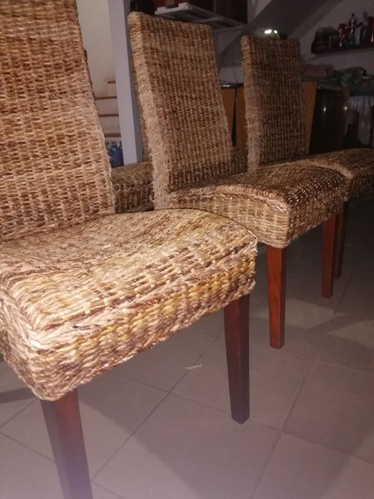 6 cadeiras usadas de sala/cozinha