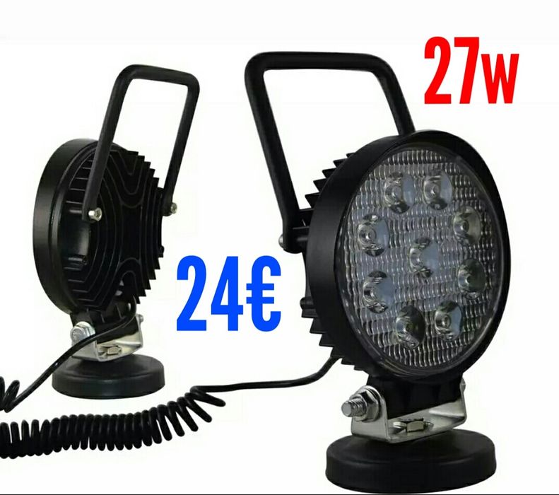Farol trabalho com íman