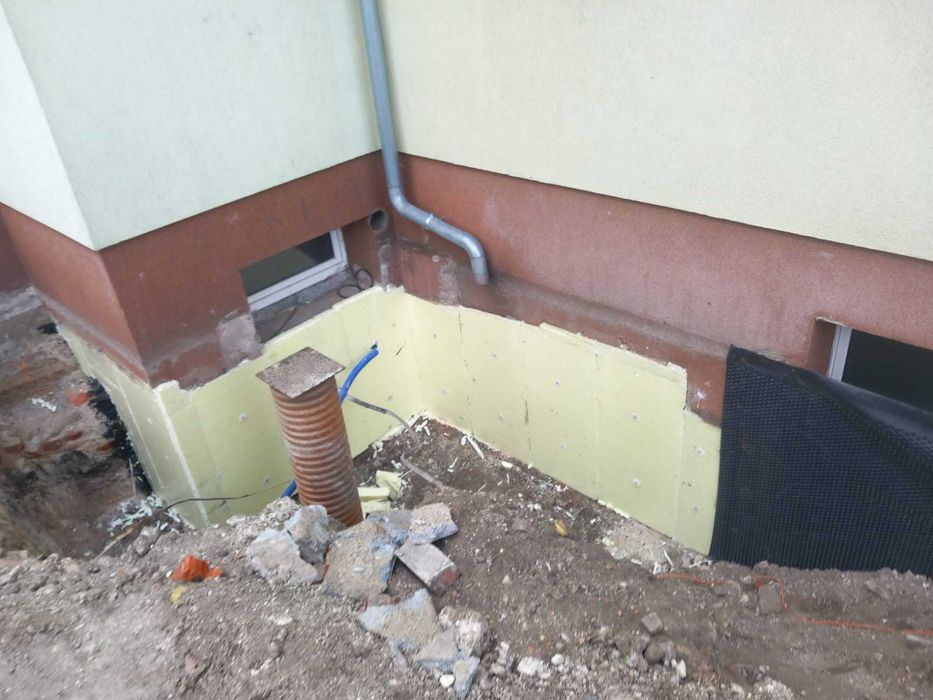 Hydroizolacja fundamentów Opole – odkopanie, docieplenie, drenaż , SUCHY FUNDAMENT