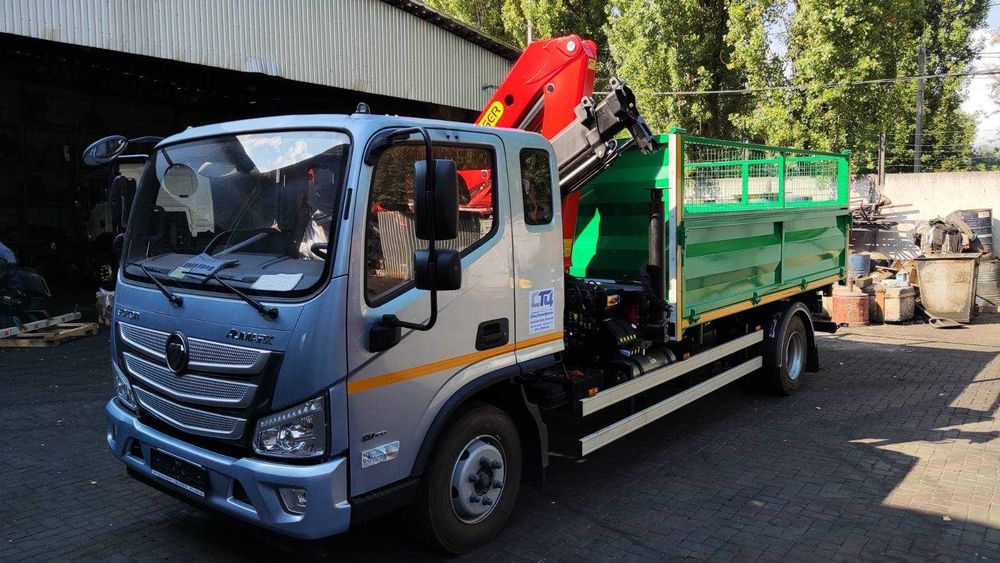 Самоскид з КМУ, самосвал, кран-маніпулятор, КМУ