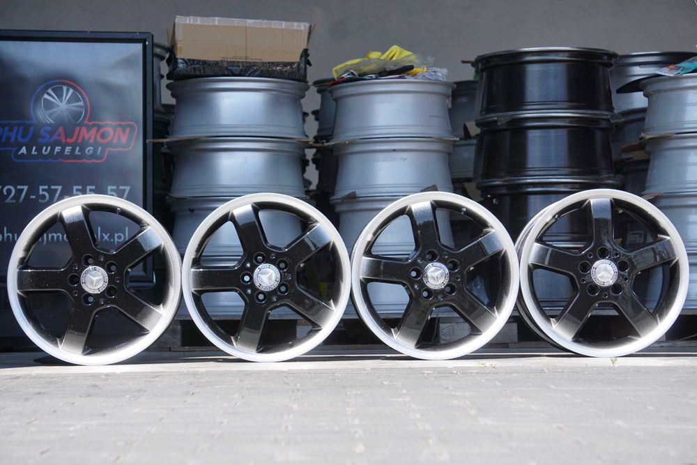 Alufelgi R.O.D Rondell 5x112 8Jx17 et35 czarne cieniowane do srebra