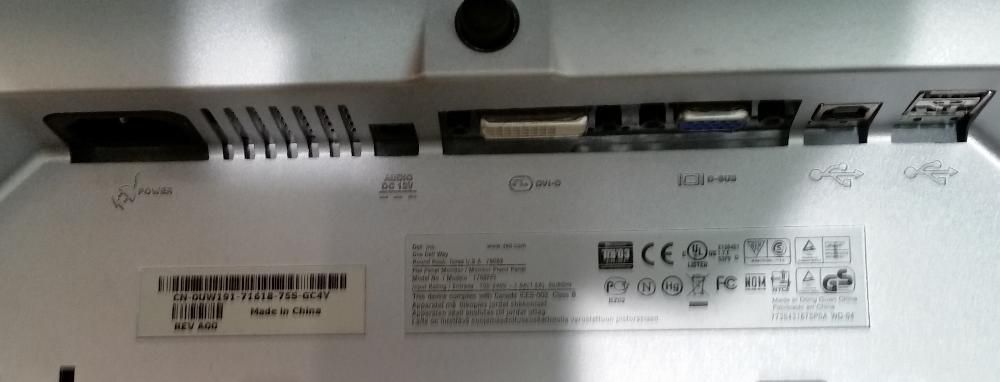 Monitor DELL Model Nr 1708 FPt