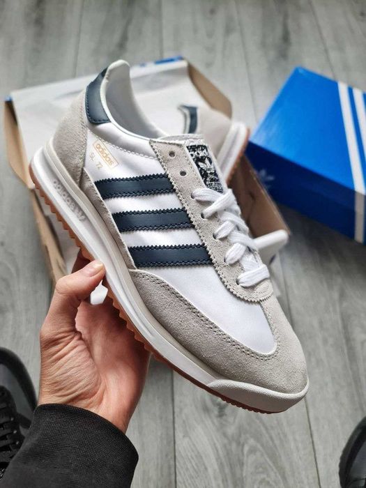 Чоловічі кросівки Adidas SL 72 RS Cloud White/Aurora Ivy/Crystal. Розміри 41-45