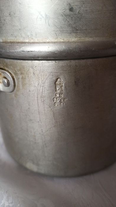 Garnek segmentowy trzyczęściowy z aluminium PRL
