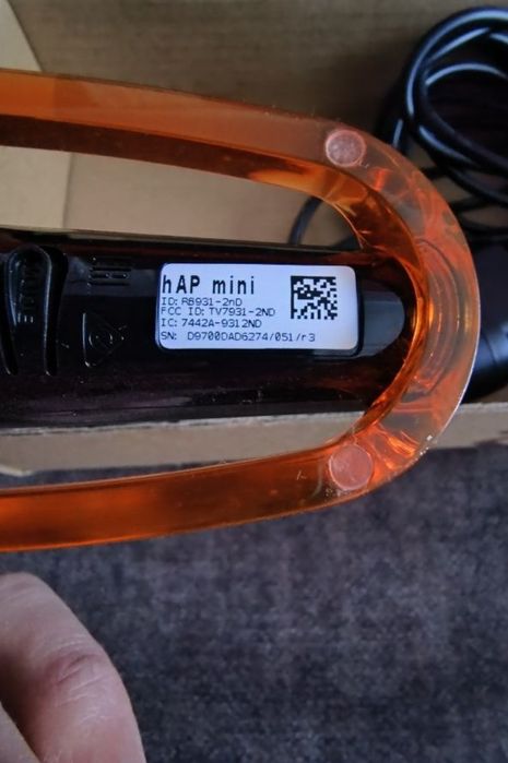 Роутер, маршрутизатор mikrotik hap mini, мікротік