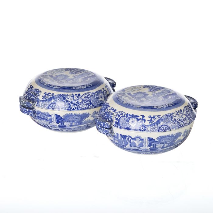Porcelana - Par de terrinas - Copeland Spode's