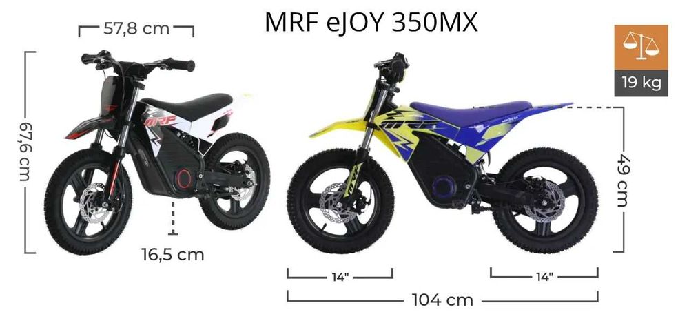 MRF eJOY motocykl elektryczny dla dziecka