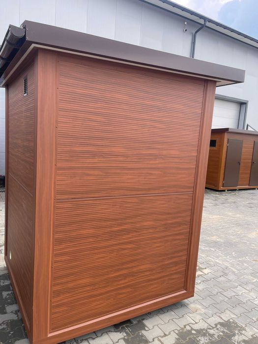 Pawilon kontener sanitarny łazienka WC kemping