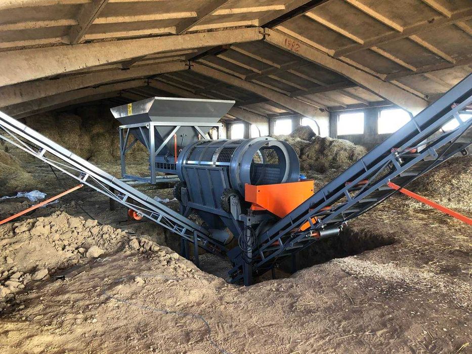 Барабанное сито, вібросито, барабанне сито, просіювач, грохот