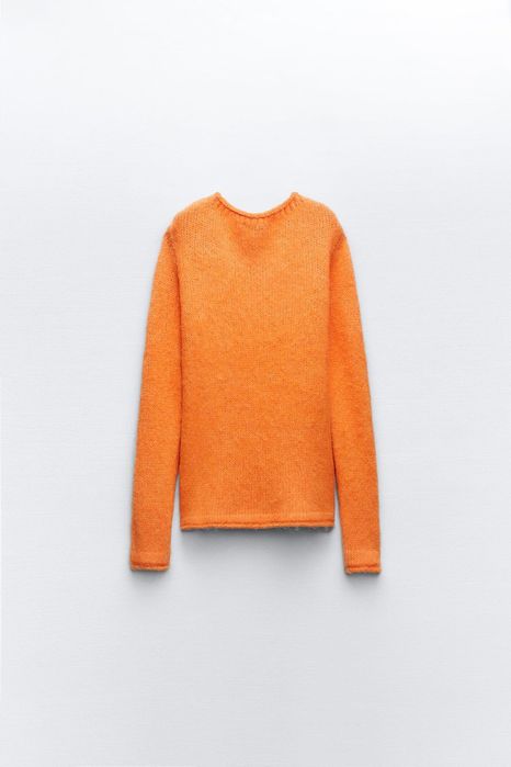 Camisola de malha com efeito escovado L - Nova