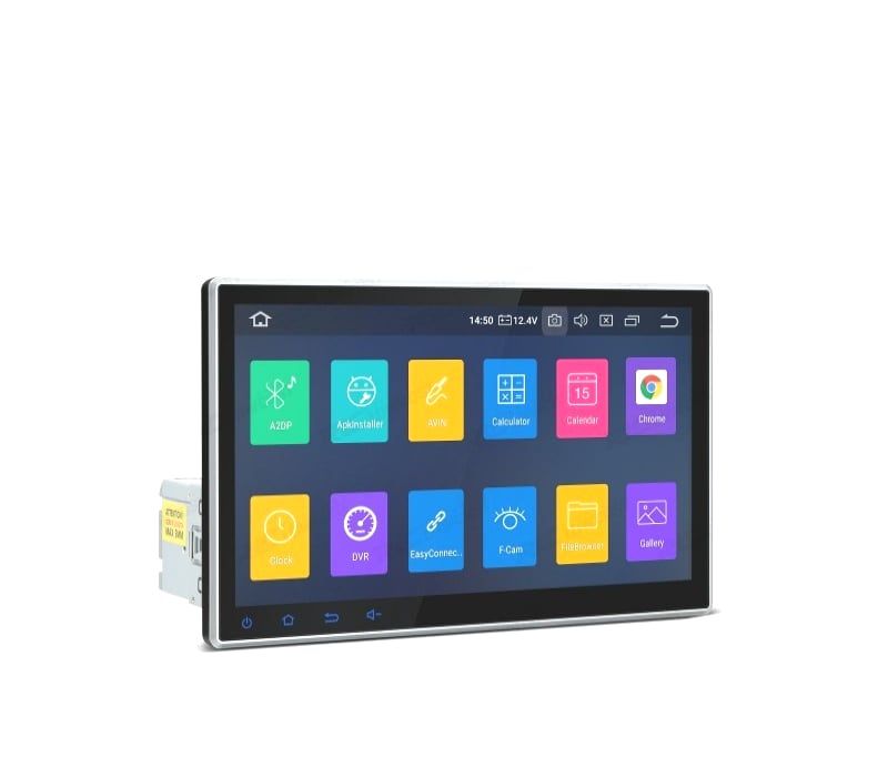 Auto Radio GPS 1DIN ANDROID 9.0 LCD TÁCTIL 10" CARPLAY USB DUAL ZONE