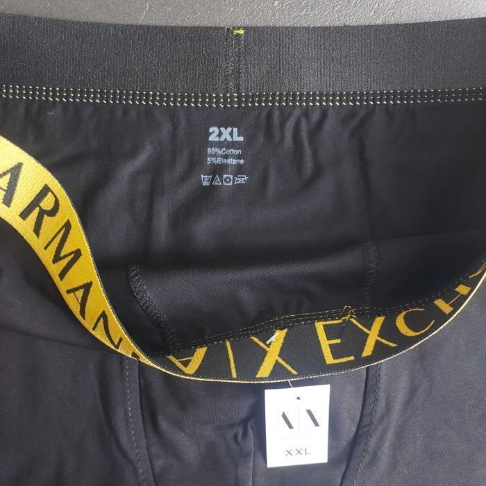 Чорні чоловічі труси Армані. Мужские черные трусы AX