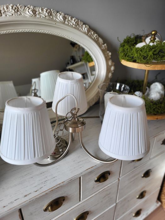 Żyrandol lampa sufitowa wiszaca 3 żarówki