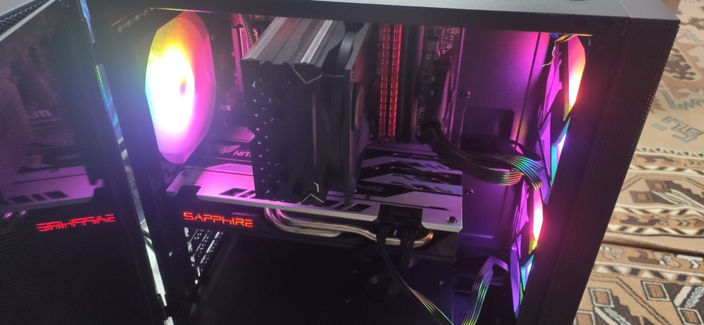 Komputer Ryzen 7 2700x 16gb ram 256gb M2 256gb ssd  1tb HDD  rx58