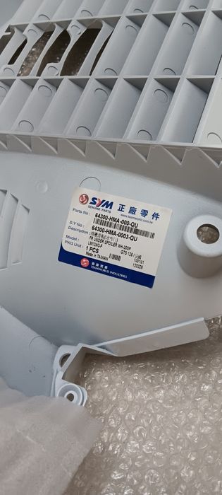 Sym gts  plásticos ano 2009 / 2012 originais espelho esquerdo e outros