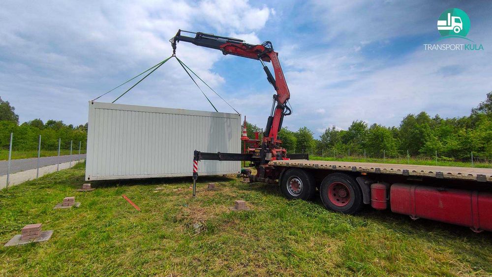 TRANSPORT USŁUGI HDS do 7,5t udźwigu, do 25m zasięgu do 21t ładowności