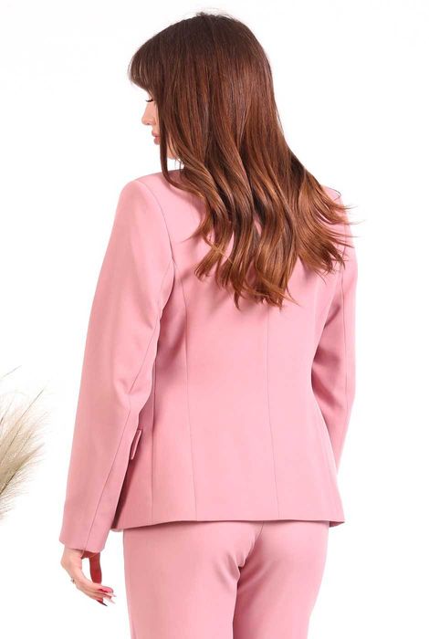Піджак 037 пудровий укорочений креп