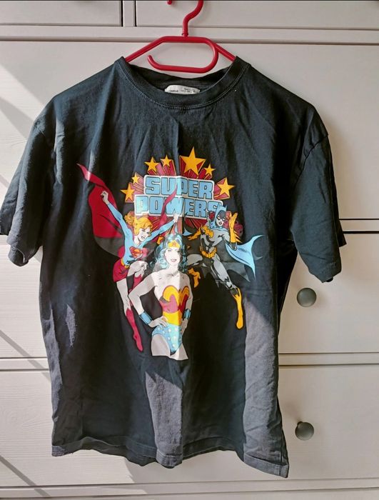 T-shirt justice league super girl bat girl wonder woman