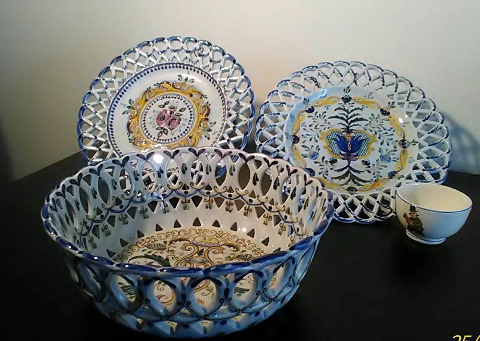 Peças de porcelana