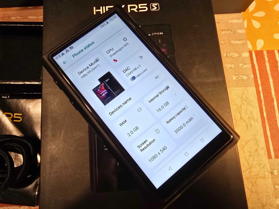 Hi-Fi аудиоплеер Hiby R5 Saber Black