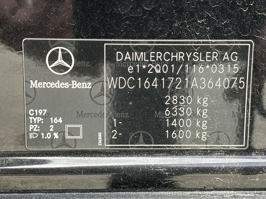 Mercedes-Benz M-Class 2008 VIN WDC1641721A364075 фото оголошення 7 з 8