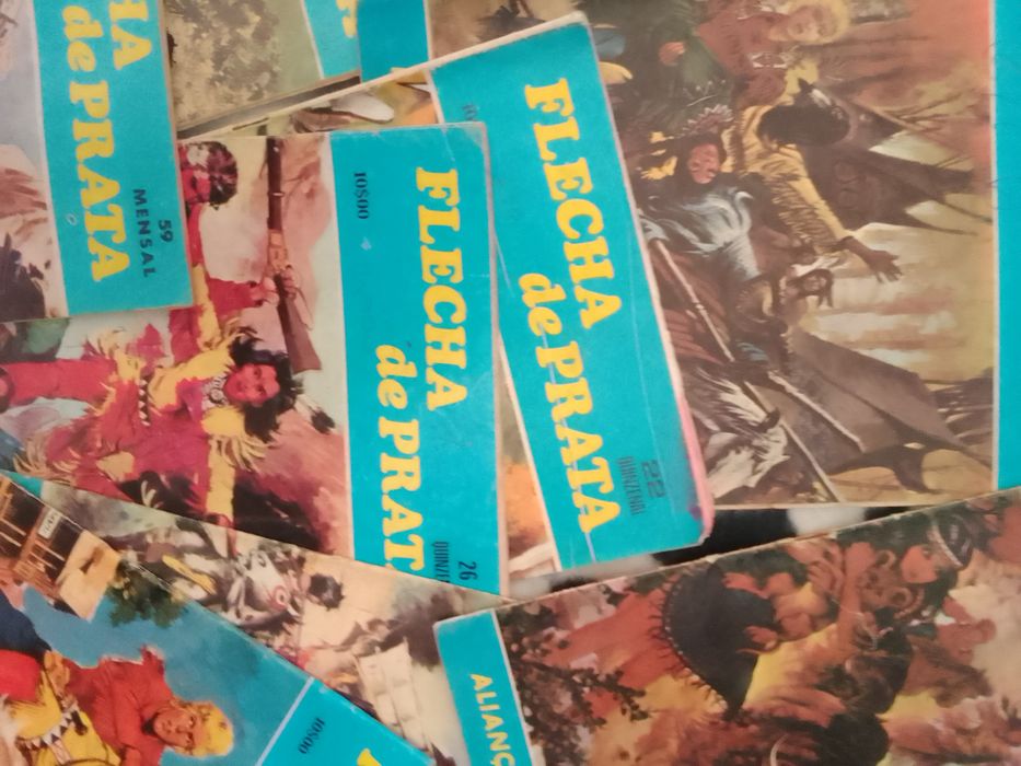 Vários exemplares de banda desenhada flecha de prata cada 4€