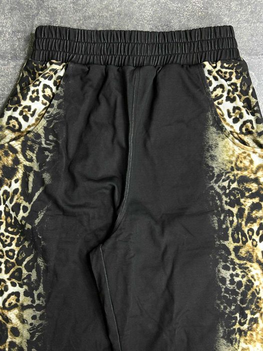Штани MOWALOLA чорні sweatpants штаны спортивки леопард archive opium