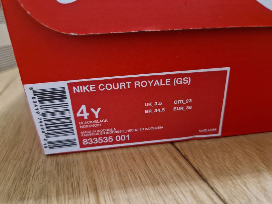 Nike court royale rozmiar 36