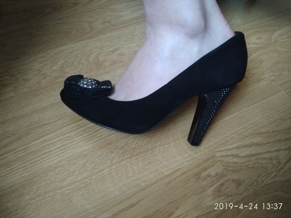 Туфлі замшеві, 37-38р.