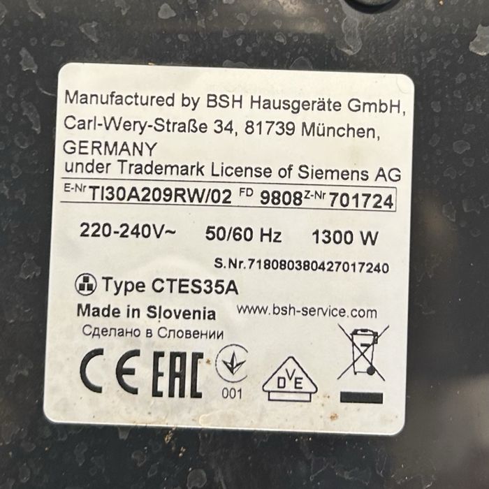 Siemens eq3 S100 płyta główna elektronika moduł