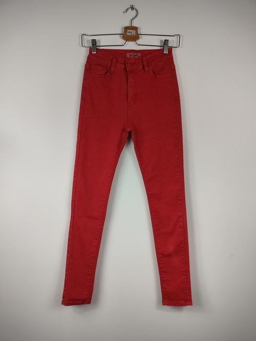 spodnie rurki wysoki stan By Sasha Jeans r 36 S