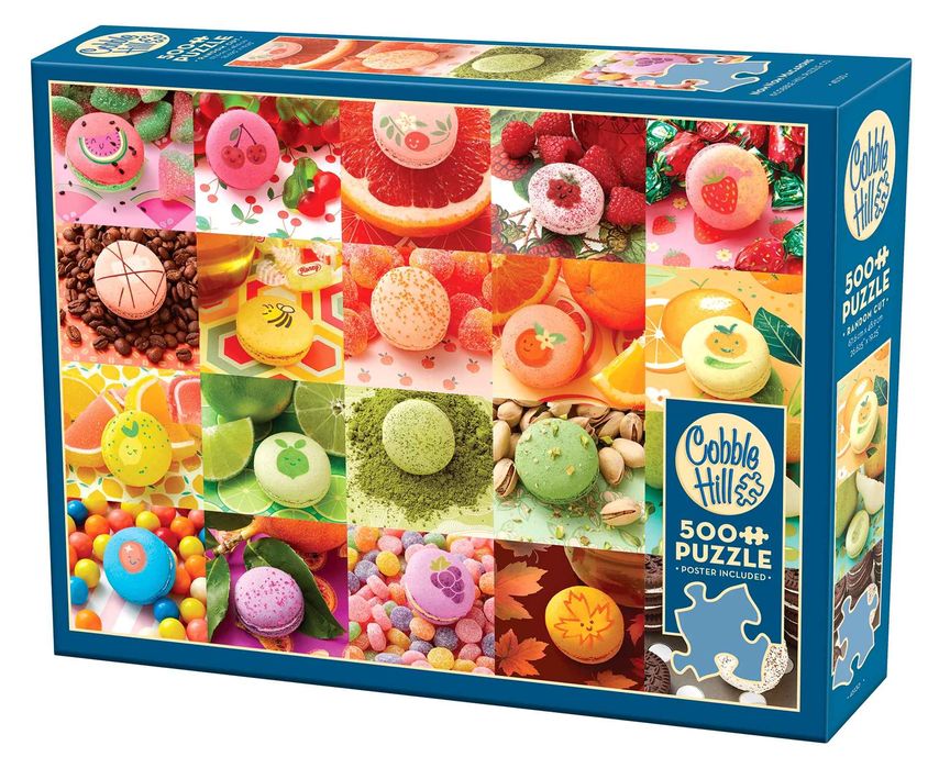 Puzzle 500 Kolorowe Makaroniki 113755. Nowy Produkt