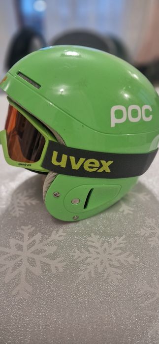 Kask POC Skull X r. L + gogle Uvex