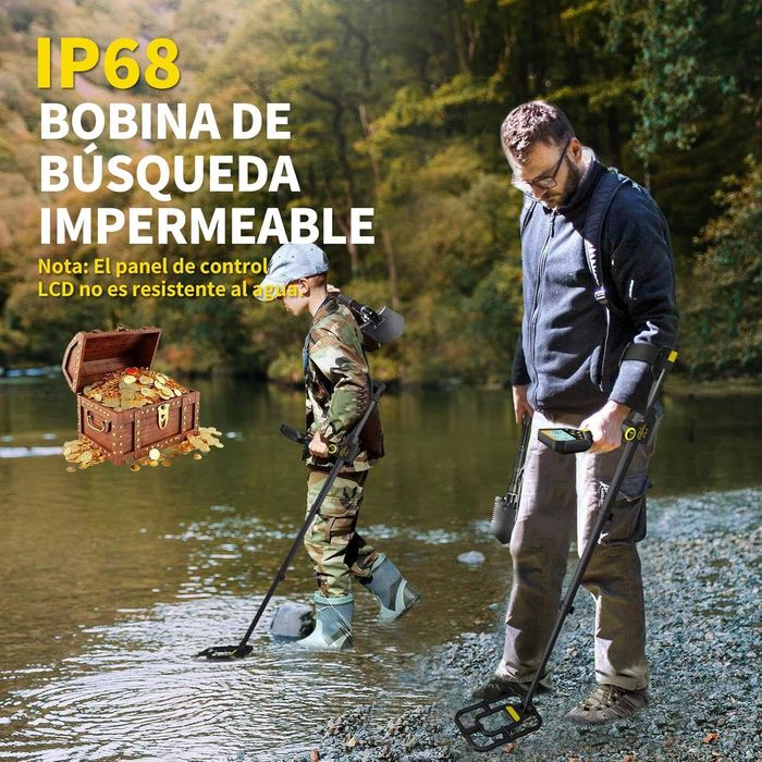 [NOVO] KIT Detector de metais com bateria de lítio recarregável