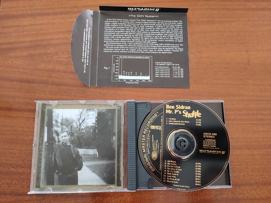 Ben Sidran – Mr. P's Shuffle (Ultradisc II 24K Gold-Plated Disc, MoFi)64285845615874121