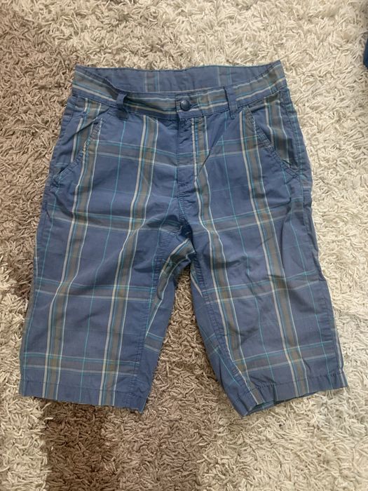 Легенькі шорти бріджі. В клітинку. Бідійдуть дитині 13-14 років