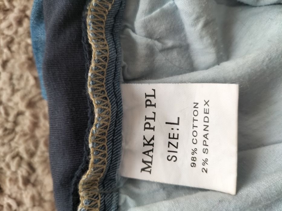 Spodnie ciążowe rurki jeansy L