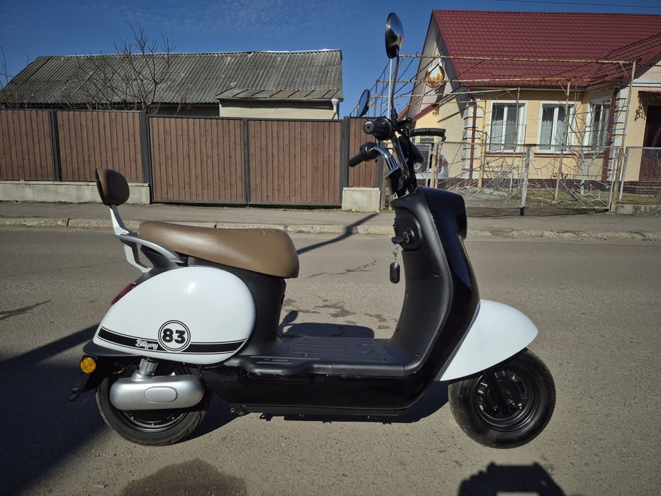 Електричний скутер Billgery BL-0655 двигун 600W, акумулятор 60V