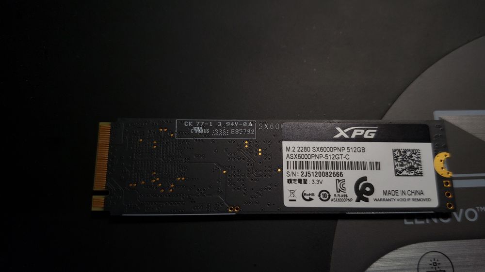 SSD 512GB ADATA SX6000 ссд диск