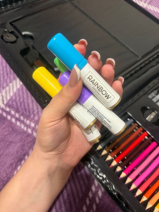 Фломастеры, карандаши, разное(комплект)