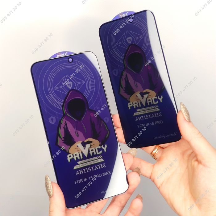 Защитное стекло приватное Anti-SPY iPhone 15 Pro Max 15 Pro антишпигун