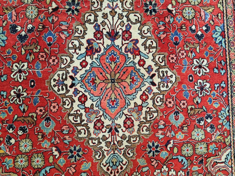 Dywan perski 135×214 cm Kashan – ręcznie tkany, klasyczny florystyczny