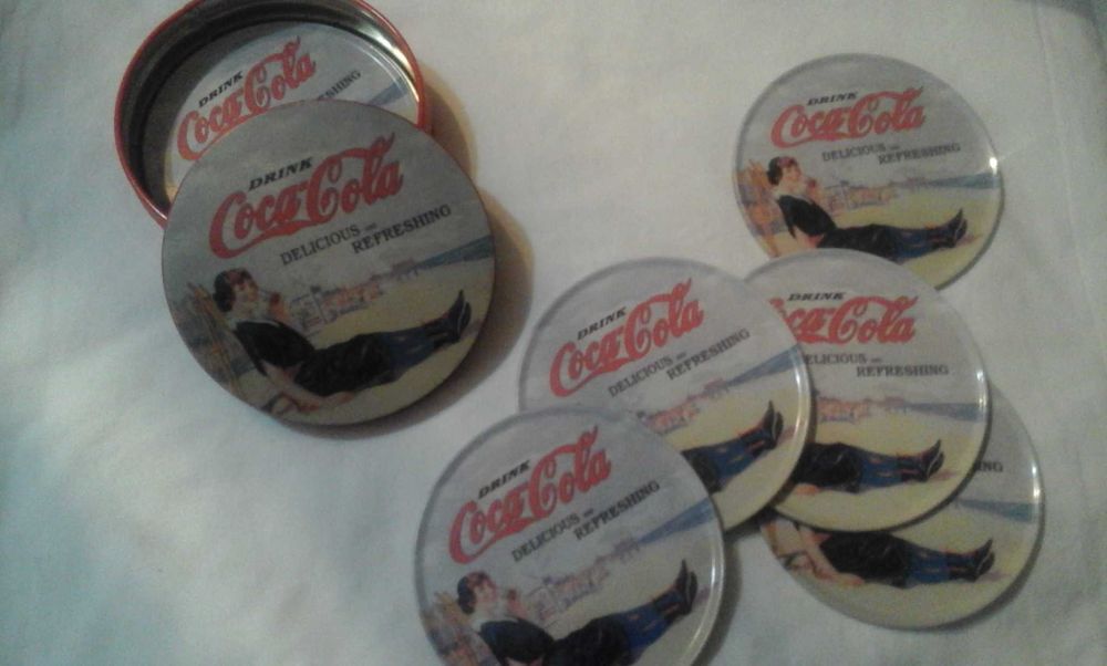 Porta-Copos original e raro da Coca-Cola e Porta-canetas