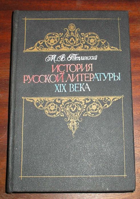 книжка М. Теплинского "история русской литературы 19 века"