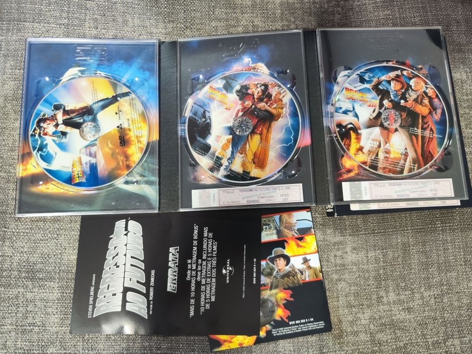 Trilogia regresso ao futuro dvd